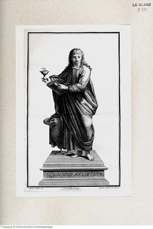 Vorderseite von Istituto Nazionale per la Grafica [http://creativecommons.org/publicdomain/mark/1.0/] Serie der 12 ApostelDer Heilige Johannes - , bh355347. Foto.