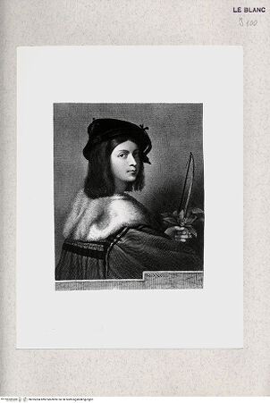 Vorderseite von Istituto Nazionale per la Grafica [http://creativecommons.org/publicdomain/mark/1.0/] Bildnis eines Violinspielers - , bh355384. Foto.