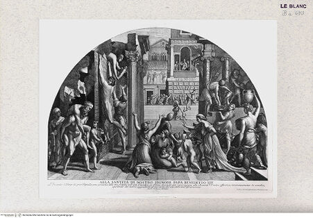 Vorderseite von Istituto Nazionale per la Grafica [http://creativecommons.org/publicdomain/mark/1.0/] Der Borgobrand (Stanza dell'Incendio) - , bh355386. Foto.