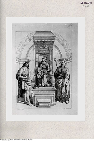 Vorderseite von Istituto Nazionale per la Grafica [http://creativecommons.org/publicdomain/mark/1.0/] "Pala Ansidei" - , bh355387. Foto.