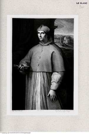 Vorderseite von Istituto Nazionale per la Grafica [http://creativecommons.org/publicdomain/mark/1.0/] Bildnis des Kardinals Alessandro Farnese, des späteren Papstes Paul III. - , bh355389. Foto.