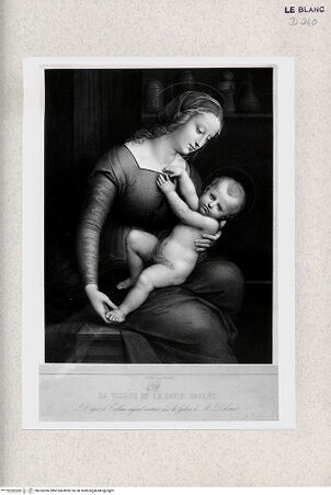 Vorderseite von Istituto Nazionale per la Grafica [http://creativecommons.org/publicdomain/mark/1.0/] "Madonna d'Orléans" - , bh355396. Foto.