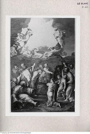 Vorderseite von Istituto Nazionale per la Grafica [http://creativecommons.org/publicdomain/mark/1.0/] Transfiguration (Probedruck) - , bh355398. Foto.