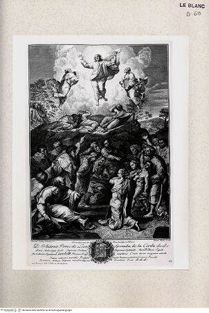 Vorderseite von Istituto Nazionale per la Grafica [http://creativecommons.org/publicdomain/mark/1.0/] Die Transfiguration - , bh355455. Foto.