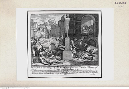 Vorderseite von Istituto Nazionale per la Grafica [http://creativecommons.org/publicdomain/mark/1.0/] Die Pest - , bh355476. Foto.