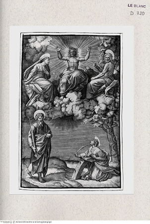 Vorderseite von Istituto Nazionale per la Grafica [http://creativecommons.org/publicdomain/mark/1.0/] Christus und die vier Heiligen - , bh355503. Foto.