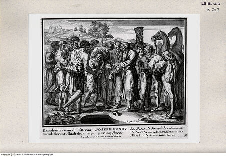 Vorderseite von Istituto Nazionale per la Grafica [http://creativecommons.org/publicdomain/mark/1.0/] Serie von Stichen nach den Loggien des VatikanJoseph wird von seinen Brüdern verkauft (Bl 26) - , bh355519. Foto.