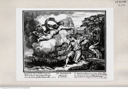 Vorderseite von Istituto Nazionale per la Grafica [http://creativecommons.org/publicdomain/mark/1.0/] Serie von Stichen nach den Loggien des VatikanGott erscheint Isaak (Bl 17) - , bh355530. Foto.