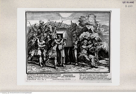 Vorderseite von Istituto Nazionale per la Grafica [http://creativecommons.org/publicdomain/mark/1.0/] Serie von Stichen nach den Loggien des VatikanDie Überquerung des Jordan (Bl 37) - , bh355543. Foto.