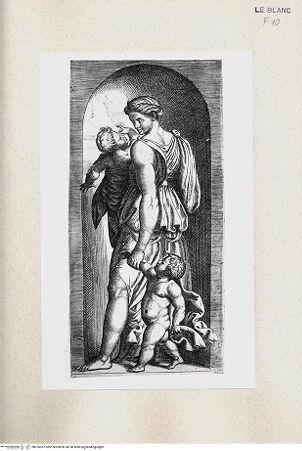 Vorderseite von Istituto Nazionale per la Grafica [http://creativecommons.org/publicdomain/mark/1.0/] Allegorische Figur: Barmherzigkeit (von der Gegenseite) - , bh355557. Foto.