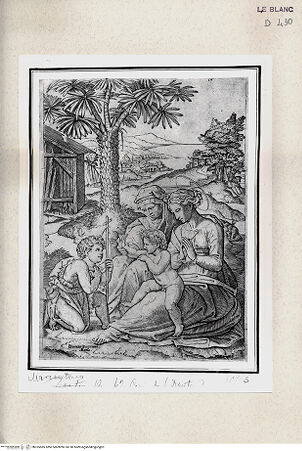 Vorderseite von Istituto Nazionale per la Grafica [http://creativecommons.org/publicdomain/mark/1.0/] "Madonna della palma" - , bh355585. Foto.