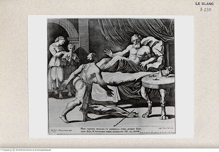 Vorderseite von Istituto Nazionale per la Grafica, Calcografia [http://creativecommons.org/publicdomain/mark/1.0/] "Imagines Veteris ac Novi Testamenti", Serie der biblischen Geschichten nach RaffaelIsaak und Esau - , bh355598. Foto.