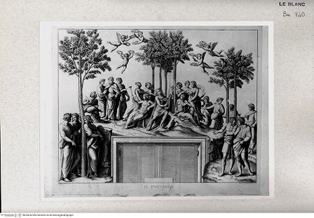 Vorderseite von Istituto Nazionale per la Grafica [http://creativecommons.org/publicdomain/mark/1.0/] Der Parnass - , bh355626. Foto.