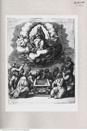 Vorderseite von Istituto Nazionale per la Grafica [http://creativecommons.org/publicdomain/mark/1.0/] Mariae Himmelfahrt - , bh355638. Foto.