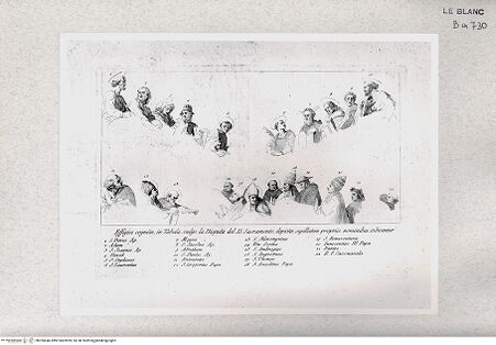 Vorderseite von Istituto Nazionale per la Grafica [http://creativecommons.org/publicdomain/mark/1.0/] Kopfstudien (aus der "Disputa") - , bh355646. Foto.