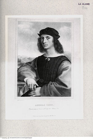 Vorderseite von Istituto Nazionale per la Grafica [http://creativecommons.org/publicdomain/mark/1.0/] Bildnis des Angelo Doni - , bh355648. Foto.
