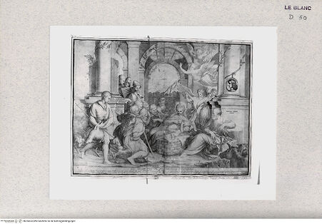 Vorderseite von Istituto Nazionale per la Grafica [http://creativecommons.org/publicdomain/mark/1.0/] Die Anbetung der Hirten - , bh355653. Foto.