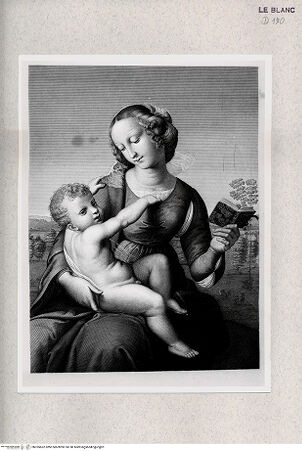 Vorderseite von Istituto Nazionale per la Grafica [http://creativecommons.org/publicdomain/mark/1.0/] "Madonna Colonna" - , bh355662. Foto.