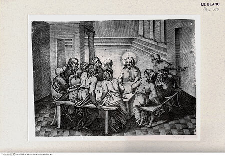 Vorderseite von unbekannt [http://creativecommons.org/publicdomain/mark/1.0/] Abendmahl - , bh355696. Foto.