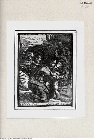 Vorderseite von Istituto Nazionale per la Grafica [http://creativecommons.org/publicdomain/mark/1.0/] Grosse Heilige Familie mit Elisabeth und dem Johannesknaben - , bh355700. Foto.