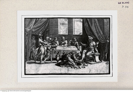 Vorderseite von Istituto Nazionale per la Grafica [http://creativecommons.org/publicdomain/mark/1.0/] Jesus und Magdalena zu Gast bei Simon dem Pharisäer - , bh355703. Foto.