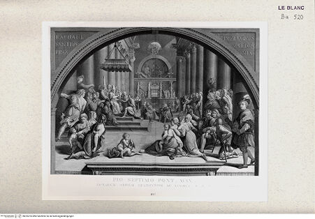 Vorderseite von  [http://creativecommons.org/publicdomain/mark/1.0/] Die Schenkung Roms - , bh355705. Foto.