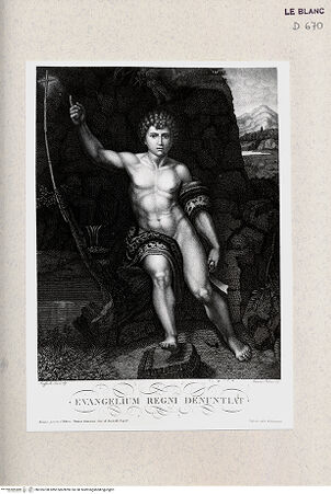 Vorderseite von Istituto Nazionale per la Grafica, Calc. [http://creativecommons.org/publicdomain/mark/1.0/] Johannes der Täufer - , bh355708. Foto.