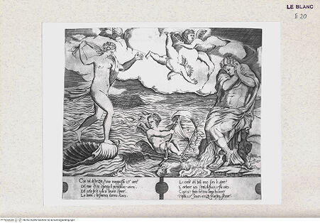 Vorderseite von Istituto Nazionale per la Grafica [http://creativecommons.org/publicdomain/mark/1.0/] Venus und Amor auf dem Meer - , bh355739. Foto.