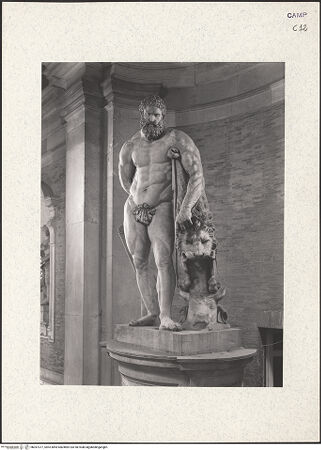 Vorderseite von ICCD [https://www.deutsche-digitale-bibliothek.de/content/lizenzen/rv-ez/] Herkules - Gesamtansicht, bh357377_recto. Foto.