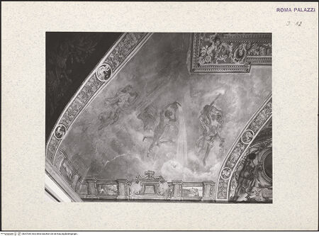 Vorderseite von Bibliotheca Hertziana [https://www.deutsche-digitale-bibliothek.de/content/lizenzen/rv-fz/] Allegorischer Tageszeitenzyklus und KünstlerporträtsAllegorie des Morgens - , bh357384_recto. Foto.