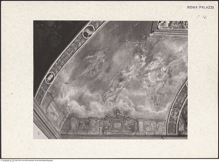 Vorderseite von Bibliotheca Hertziana [https://www.deutsche-digitale-bibliothek.de/content/lizenzen/rv-fz/] Allegorischer Tageszeitenzyklus und KünstlerporträtsAllegorie des Abends - , bh357387_recto. Foto.