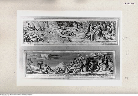 Vorderseite von Istituto Nazionale per la Grafica [http://creativecommons.org/publicdomain/mark/1.0/] "Geschichten aus dem Leben Konstantins" nach der Sala di CostantinoDer Sieger Konstantin empfängt die Gefangenen; symbolische Darstellung der Familie Medici - , bh357741. Foto.