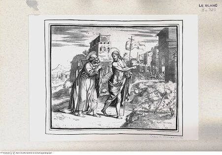 Vorderseite von Istituto Nazionale per la Grafica [http://creativecommons.org/publicdomain/mark/1.0/] Domine quo vadis? (Stanza dell' Incendio) - , bh357756. Foto.