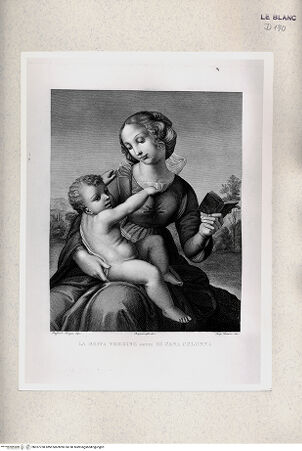 Vorderseite von Istituto Nazionale per la Grafica [http://creativecommons.org/publicdomain/mark/1.0/] "Madonna Colonna" - , bh357758. Foto.