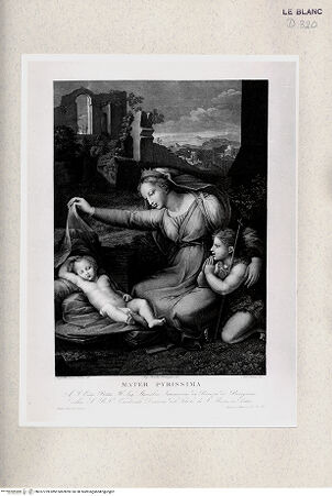 Vorderseite von Istituto Nazionale per la Grafica [http://creativecommons.org/publicdomain/mark/1.0/] "Madonna del diadema" - , bh357759. Foto.