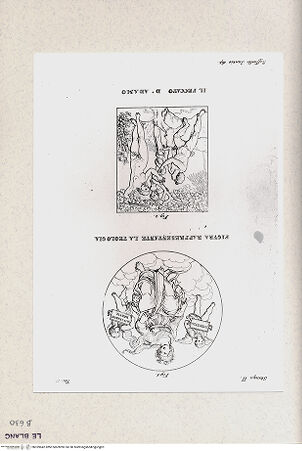 Vorderseite von Istituto Nazionale per la Grafica, Calcografia [http://creativecommons.org/publicdomain/mark/1.0/] Serie nach den Fresken in den Vatikanischen StanzenStanza II; Stanza della SegnaturaDie Theologie; der Sündenfall (Stanza II, tav. 11) - , bh359642. Foto.