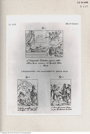Vorderseite von Istituto Nazionale per la Grafica, Calcografia [http://creativecommons.org/publicdomain/mark/1.0/] Serie nach den Fresken in den Vatikanischen StanzenSala di CostantinoDie Vision des Konstantin; Konstantin und der Heilige Silvester; die Heilige Helena lässt das Kreuz ausgraben; (Sala di Constantino, tav. XVII) - , bh359662. Foto.