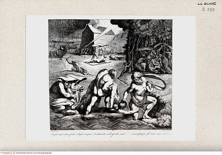 Vorderseite von Istituto Nazionale per la Grafica [http://creativecommons.org/publicdomain/mark/1.0/] Serie nach den biblischen Geschichten der Vatikanischen LoggienDie Sintflut (Bl. 10) - , bh359694. Foto.