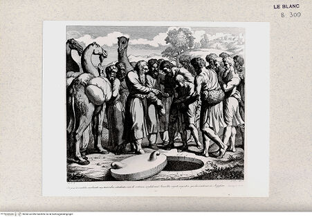 Vorderseite von Istituto Nazionale per la Grafica [http://creativecommons.org/publicdomain/mark/1.0/] Serie nach den biblischen Geschichten der Vatikanischen LoggienJoseph wird von seinen Brüdern verkauft; (Bl. 26) - , bh360143. Foto.