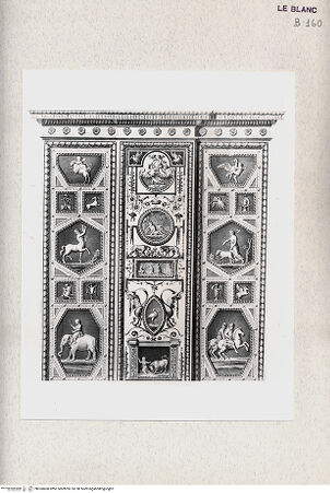 Vorderseite von Istituto Nazionale per la Grafica, Calcografia [http://creativecommons.org/publicdomain/mark/1.0/] "Loggie di Rafaele nel Vaticano" von G. Ottaviani und G. Volpato3. TeilÄusserer VI. Pfeiler (1) - , bh360400. Foto.