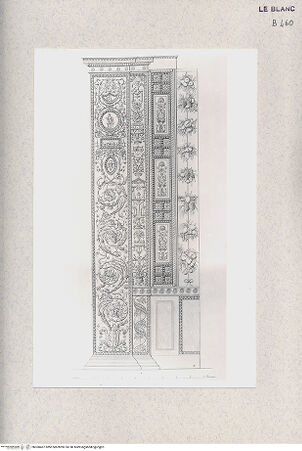 Vorderseite von Istituto Nazionale per la Grafica, Calcografia [http://creativecommons.org/publicdomain/mark/1.0/] Stichfolge nach dem Dekor der Pilaster der vatikanischen Loggien - , bh360407. Foto.