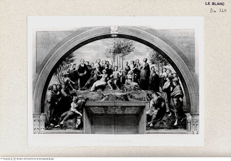 Vorderseite von Istituto Nazionale per la Grafica, Calcografia [http://creativecommons.org/publicdomain/mark/1.0/] Der Parnass - , bh360431. Foto.