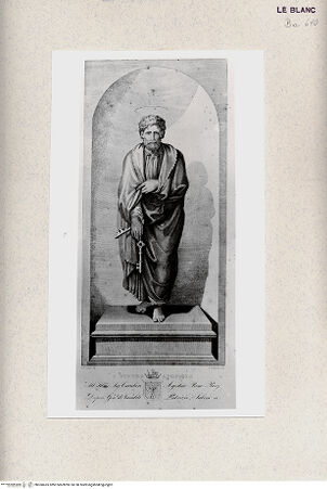 Vorderseite von Istituto Nazionale per la Grafica, Calcografia [http://creativecommons.org/publicdomain/mark/1.0/] Christus und die Apostel; nach den Fresken Raffaels in den StanzenDer Heilige Petrus - , bh360435. Foto.