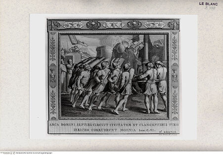 Vorderseite von Istituto Nazionale per la Grafica, Calcografia [http://creativecommons.org/publicdomain/mark/1.0/] "Picturae Peristyli Vaticani...1790"Der Fall Jerichos (Bl. XXXVIII) - , bh360458. Foto.
