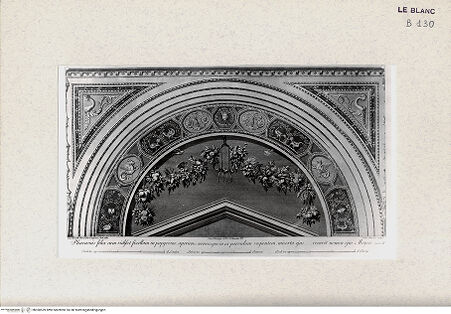 Vorderseite von Istituto Nazionale per la Grafica, Calcografia [http://creativecommons.org/publicdomain/mark/1.0/] "Loggie di Rafaele nel Vaticano" von G. Ottaviani und G. Volpato2. TeilVIII. GewölbeLünettenfeld und Zwickel (1) - , bh360539. Foto.