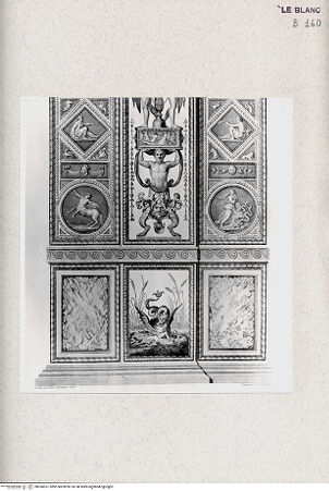 Vorderseite von Istituto Nazionale per la Grafica, Calcografia [http://creativecommons.org/publicdomain/mark/1.0/] "Loggie di Rafaele nel Vaticano" von G. Ottaviani und G. Volpato3. TeilTeppichbordüre mit den Stunden des Tages und der Nacht (2) - , bh360551. Foto.
