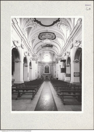 Vorderseite von Hutzel, Max [https://www.deutsche-digitale-bibliothek.de/content/lizenzen/rv-ez/] San Prisco - Blick in Richtung Apsis, bh361099_recto. Foto: Hutzel, Max.