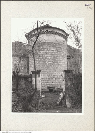 Vorderseite von unbekannt [https://www.deutsche-digitale-bibliothek.de/content/lizenzen/rv-ez/] Sant'Angelo in FormisOstfassade (Apsiden) - Hauptapsis, von Osten, bh361126_recto. Foto: Hutzel, Max.