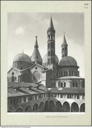 Vorderseite von Alinari [https://www.deutsche-digitale-bibliothek.de/content/lizenzen/rv-ez/] Sant'AntonioSüdseite - Ansicht vom Kreuzgang (Chiostro del Noviziato), bh363329_recto. Foto.