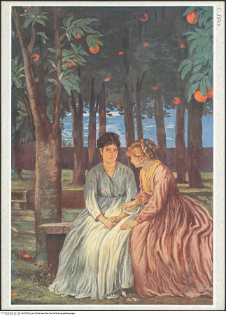 Vorderseite von unbekannt [https://www.deutsche-digitale-bibliothek.de/content/lizenzen/rv-ez/] Orangengarten - Detail, bh363902_recto. Foto: Fietz, Helga.